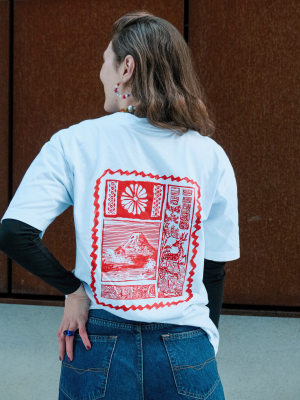 DSCF3712-2 Oversized T-shirt, Japanse Stempel