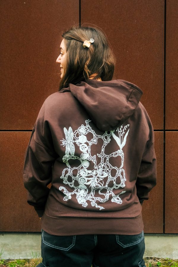 Oversized Hoodie, Organische texturen