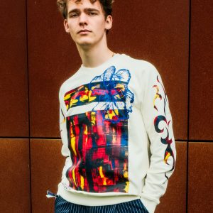 Regular Sweatshirt, Schilderij Prima Bold