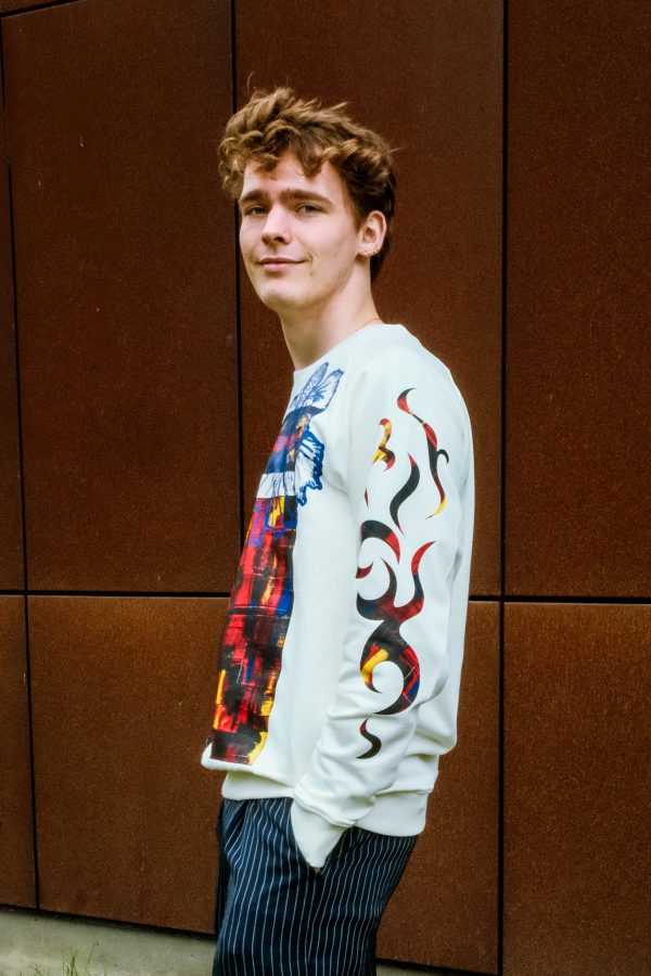 Regular Sweatshirt, Schilderij Prima Bold