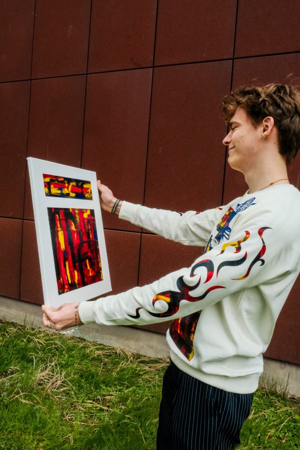 Regular Sweatshirt, Schilderij Prima Bold