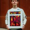 Regular Sweatshirt, Schilderij Prima Bold