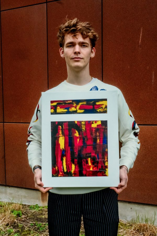 Regular Sweatshirt, Schilderij Prima Bold