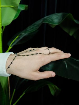 Handketting RVS zilver