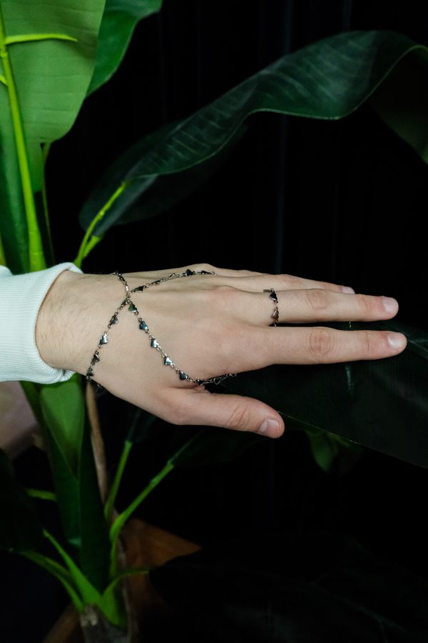 Handketting RVS zilver