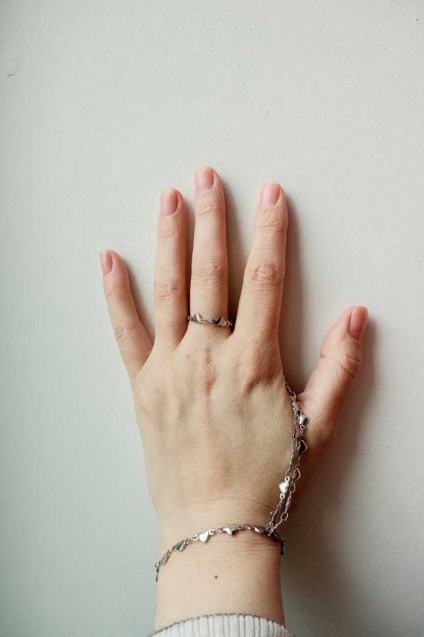 Handketting RVS zilver