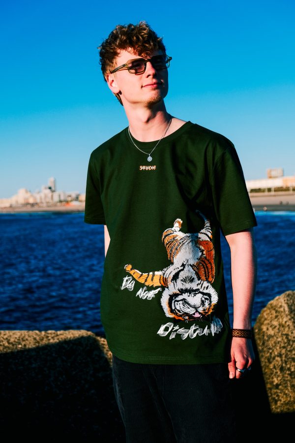 T-shirt, Sleepy Tiger Design