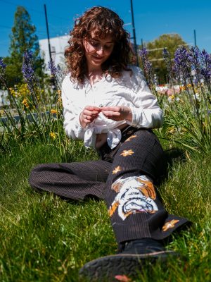 Barbara Bui broek, Sleepy Tiger In Bloom